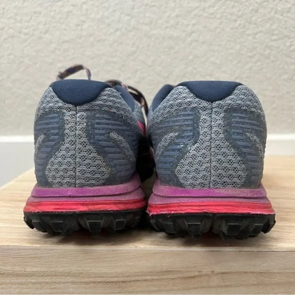 Nike Air Zoom Wildhorse 3 Gray & Blue Running Athletic Shoes 5 - Picture 4 of 6